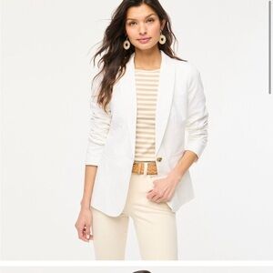 Jcrew holland blazer white